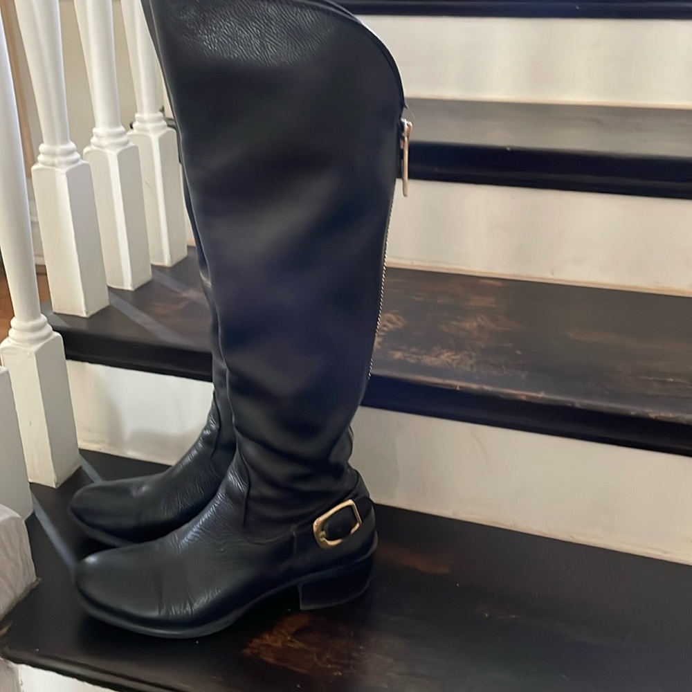 Vince Camuto Leather Riding Boots